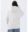 COLLEGE LOGO PATCH ZIP UP HOODIE