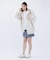 COLLEGE LOGO PATCH ZIP UP HOODIE