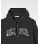 COLLEGE LOGO PATCH ZIP UP HOODIE