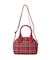 PLAID PATTERN BOSTON BAG