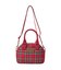 PLAID PATTERN BOSTON BAG