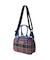 PLAID PATTERN BOSTON BAG