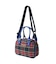 PLAID PATTERN BOSTON BAG