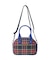 PLAID PATTERN BOSTON BAG