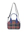PLAID PATTERN BOSTON BAG