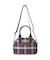 PLAID PATTERN BOSTON BAG
