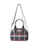 PLAID PATTERN BOSTON BAG