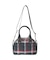 PLAID PATTERN BOSTON BAG
