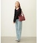 PLAID PATTERN BOSTON BAG