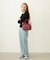 PLAID PATTERN BOSTON BAG