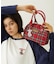 PLAID PATTERN BOSTON BAG