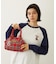 PLAID PATTERN BOSTON BAG