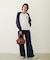 PLAID PATTERN BOSTON BAG