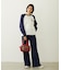 PLAID PATTERN BOSTON BAG