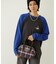 PLAID PATTERN BOSTON BAG