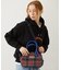 PLAID PATTERN BOSTON BAG