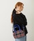 PLAID PATTERN BOSTON BAG
