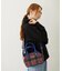 PLAID PATTERN BOSTON BAG