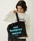 LOGO FLUFFY BAG