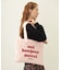 LOGO FLUFFY BAG