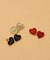 HEART LOGO STUD EARRINGS