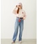 MILKFED. EMBROIDERED DENIM PANTS