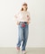 MILKFED. EMBROIDERED DENIM PANTS