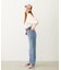 MILKFED. EMBROIDERED DENIM PANTS