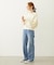 MILKFED. EMBROIDERED DENIM PANTS