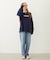 MILKFED. EMBROIDERED DENIM PANTS