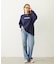 MILKFED. EMBROIDERED DENIM PANTS