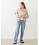 MILKFED. EMBROIDERED DENIM PANTS