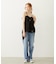 MILKFED. EMBROIDERED DENIM PANTS