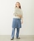 MILKFED. EMBROIDERED DENIM PANTS