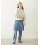 MILKFED. EMBROIDERED DENIM PANTS