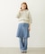 MILKFED. EMBROIDERED DENIM PANTS