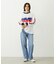 MILKFED. EMBROIDERED DENIM PANTS
