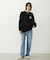 MILKFED. EMBROIDERED DENIM PANTS