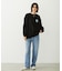 MILKFED. EMBROIDERED DENIM PANTS