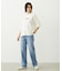 MILKFED. EMBROIDERED DENIM PANTS