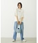 MILKFED. EMBROIDERED DENIM PANTS