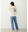 MILKFED. EMBROIDERED DENIM PANTS
