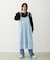 MILKFED. EMBROIDERED DENIM PANTS