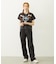 MILKFED. EMBROIDERED DENIM PANTS