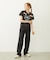 MILKFED. EMBROIDERED DENIM PANTS