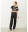 MILKFED. EMBROIDERED DENIM PANTS