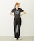 MILKFED. EMBROIDERED DENIM PANTS
