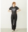 MILKFED. EMBROIDERED DENIM PANTS