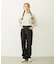 MILKFED. EMBROIDERED DENIM PANTS