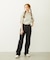 MILKFED. EMBROIDERED DENIM PANTS